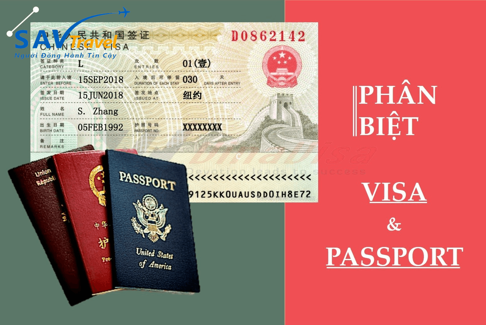 Tìm hiểu sự khác nhau giữa hộ chiếu và visa từ A đến Z